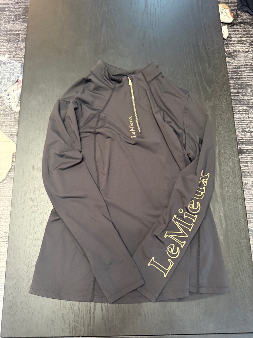 Lemieux Long Sleeve Black Shirt